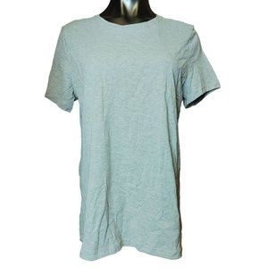 TIME AND TRUE Womens XL Gray Basic Casual Crewneck Short Sleeve T-Shirt Top